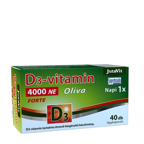 JutaVit Vitamin D3 4000 IU Forte (40 Capsule morbida)