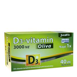 JutaVit Vitamin D3 3000 IU (Olive) (40 Capsule morbida)