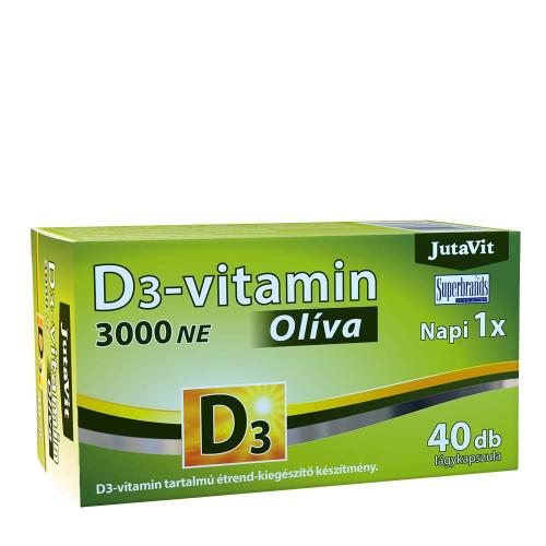 JutaVit Vitamin D3 3000 IU (Olive) (40 Capsule morbida)