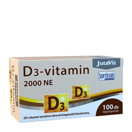 JutaVit Vitamin D3 2000 IU (50 mcg) (100 Capsule morbida)