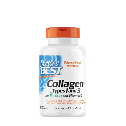 Doctor's Best Collagen Types 1 and 3 + Vitamin C 1000 mg (180 Compressa)