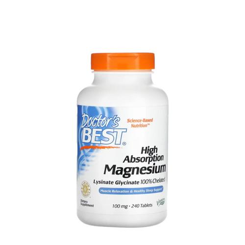 Doctor's Best High Absorption Magnesium 100 mg (240 Compressa)
