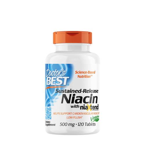 Doctor's Best Time-Release Niacin with Niaxtend 500 mg (120 Compressa)