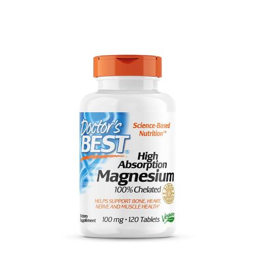 Doctor's Best High Absorption Magnesium 100 mg (120 Compressa)