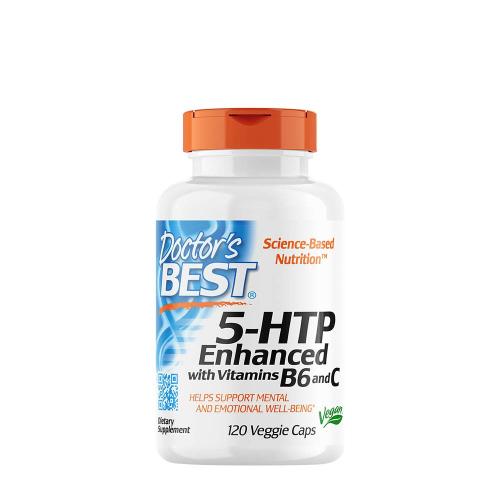 Doctor's Best 5-HTP Enhanced with Vitamin B6 & C  (120 Capsule veg)