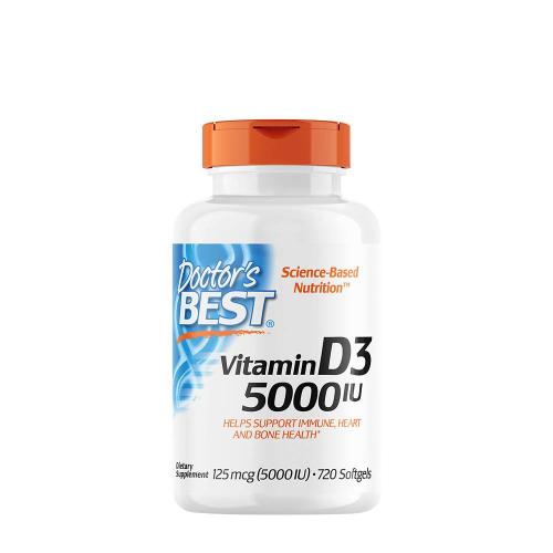 Doctor's Best Vitamin D3 5000 IU (720 Capsule morbida)