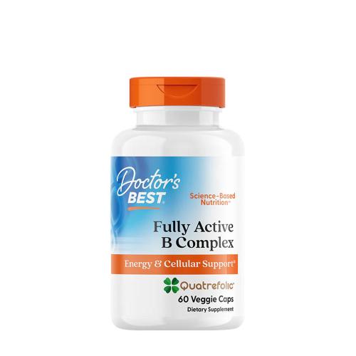 Doctor's Best Fully Active B Complex with Quatrefolic (60 Capsule)