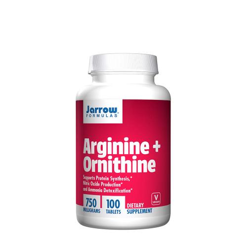 Jarrow Formulas Arginine + Ornithine 750 mg (100 Compressa)