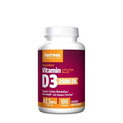 Jarrow Formulas Vitamin D3 2500 IU (100 Capsule morbida)