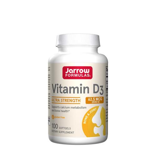 Jarrow Formulas Vitamin D3 2500 IU (100 Capsule morbida)