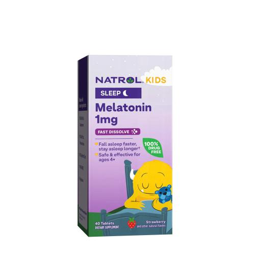Natrol Melatonina per bambini - Kids Melatonin (40 Compressa, Fragola)