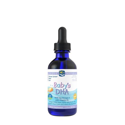 Nordic Naturals Baby's Dha With Vitamin D3 1050 mg (60 ml, Non Aromatizzato)