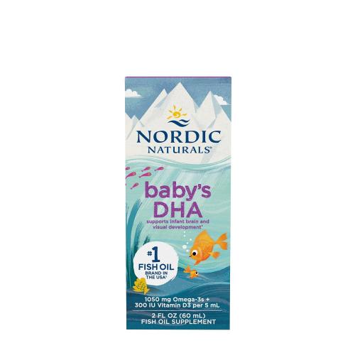 Nordic Naturals Baby's Dha With Vitamin D3 1050 mg (60 ml, Non Aromatizzato)