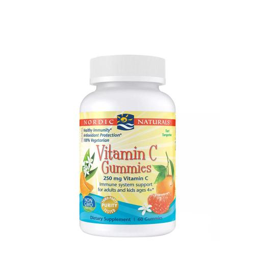 Nordic Naturals Vitamin C Gummies 250 mg  (60 Caramella gommosa, Mandarino)