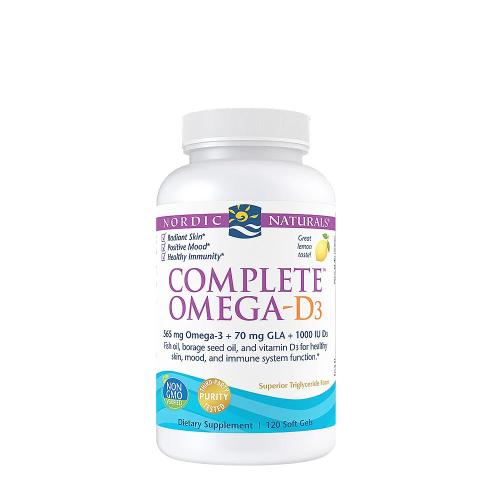 Nordic Naturals Complete Omega-D3 (120 Capsule morbida, Limone)