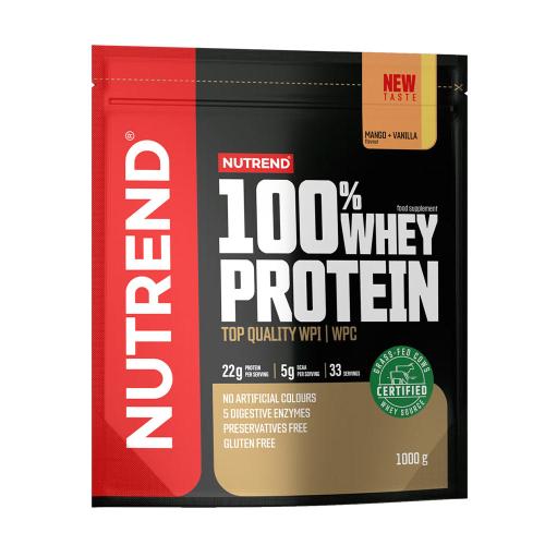 Nutrend 100% Whey Protein (1000 g, Mango e vaniglia)