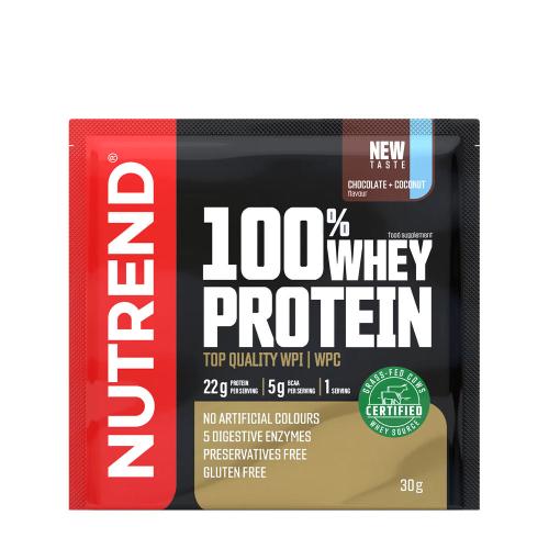 Nutrend 100% Whey Protein (30 g, Cocco al Cioccolato)