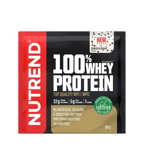 Nutrend 100% Whey Protein (30 g, Biscotto al Cioccolato e Crema )