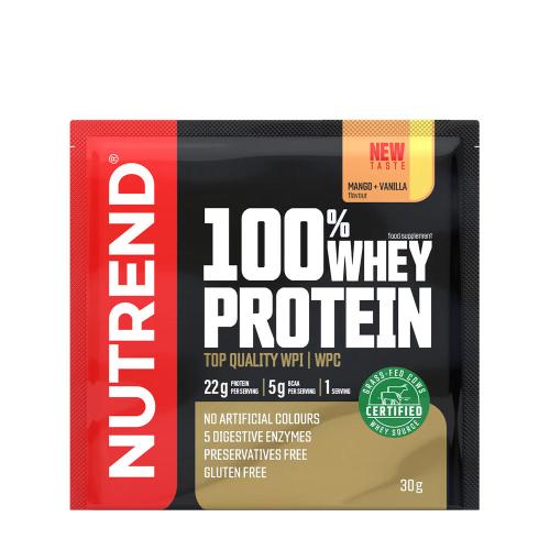 Nutrend 100% Whey Protein (30 g, Mango e vaniglia)