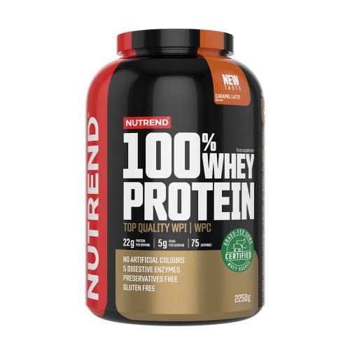 Nutrend 100% Whey Protein (2250 g, Caramello Latte)