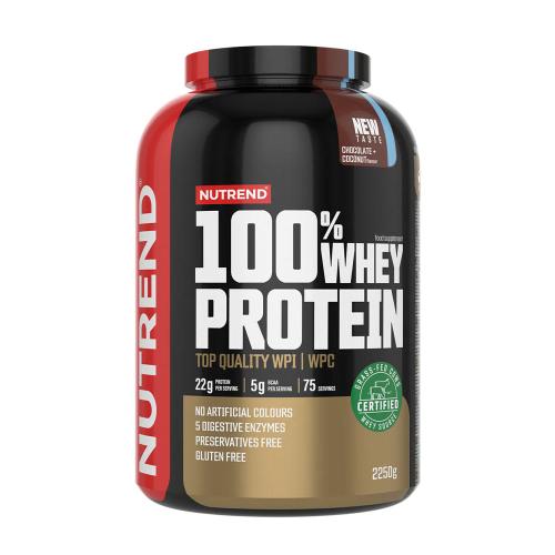 Nutrend 100% Whey Protein (2250 g, Cocco al Cioccolato)