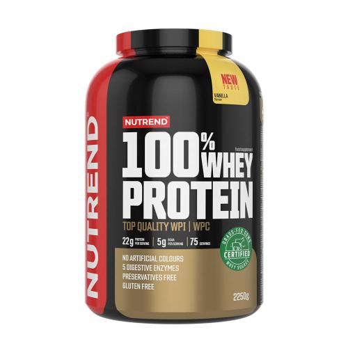 Nutrend 100% Whey Protein (2250 g, Vaniglia)