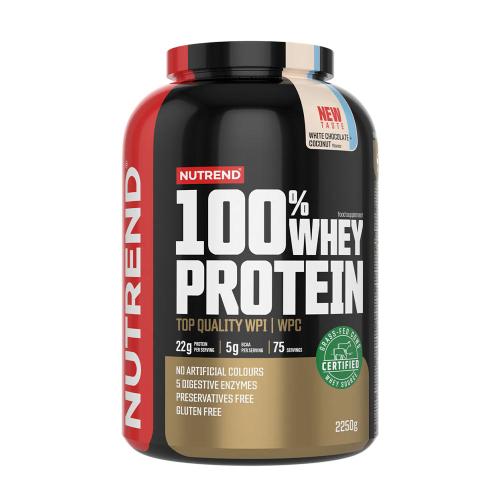 Nutrend 100% Whey Protein (2250 g, Cocco al Cioccolato Bianco)