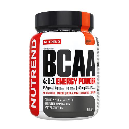 Nutrend BCAA 4:1:1 Energy Powder (500 g, Arancia)