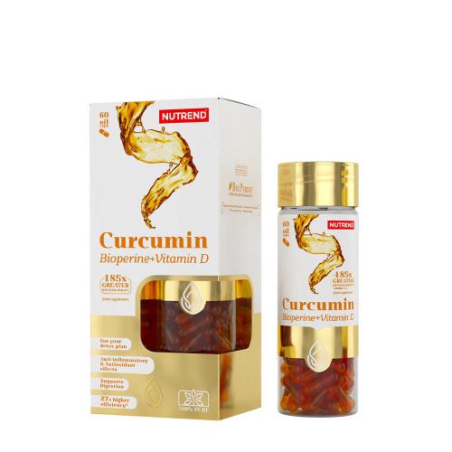 Nutrend Curcumin + Bioperine + Vitamin D (60 Capsule)