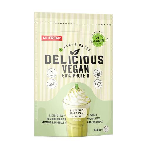 Nutrend Delicious Vegan Protein (450 g, Pistacchio e marzapane)