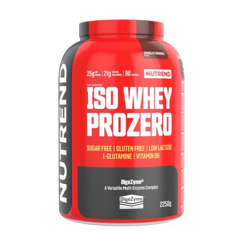 Nutrend Iso Whey Prozero (2250 g, Brownie al Cioccolato)