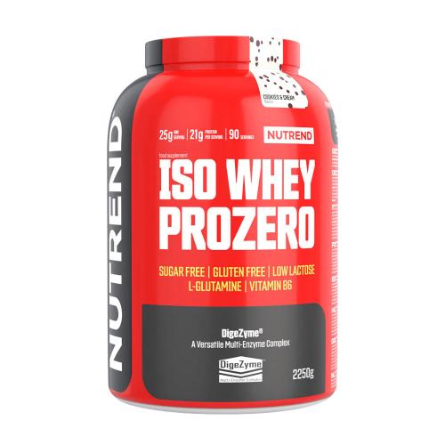 Nutrend Iso Whey Prozero (2250 g, Biscotto al Cioccolato e Crema )