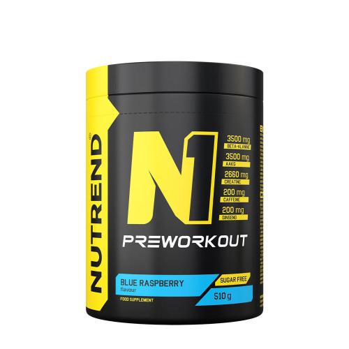 Nutrend N1 Preworkout (510 g, Lampone Blu)