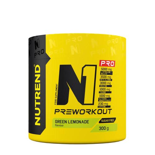 Nutrend N1 Pro Preworkout (300 g, Limonata Verde)