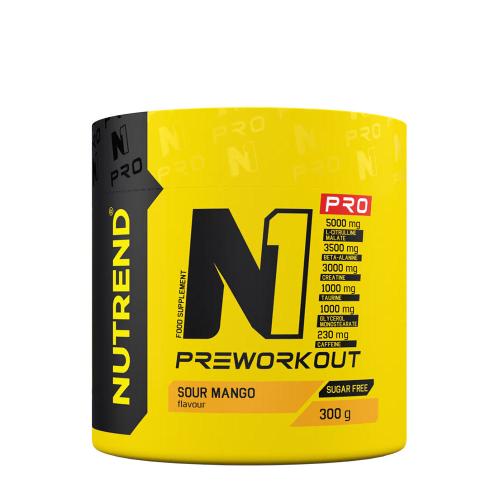 Nutrend N1 Pro Preworkout (300 g, Mango aspro)