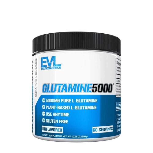 Evlution Nutrition Glutamine 5000 (300 g, Non Aromatizzato)