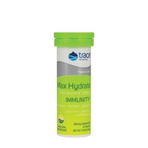 Trace Minerals Max-Hydrate Immunity  (10 Compressa effervescente, Limone Lime)
