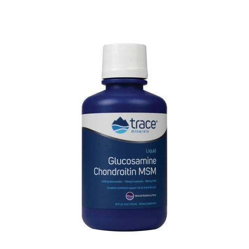 Trace Minerals  Liquid Glucosamine / Chondroitin / MSM  (473 ml, Mirtillo Blu)