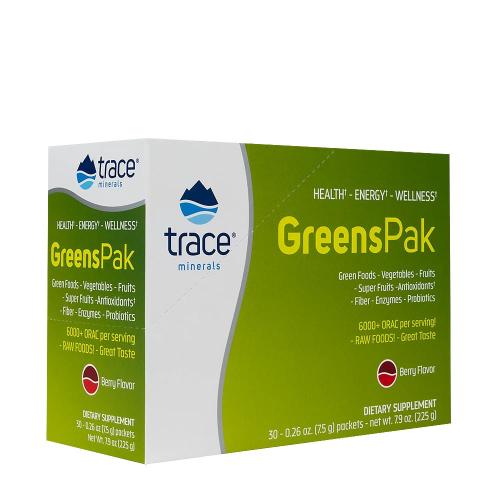 Trace Minerals Greens Pak (30 Confezione, Bacche)