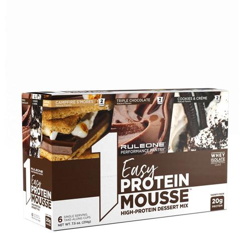 Rule1 Easy Protein Mousse Variety  (214 g, Assortito)