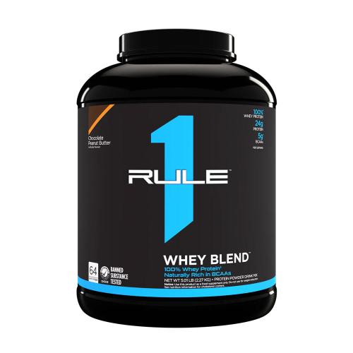 Rule1 Whey Blend  (2270 g, Burro di Arachidi al Cioccolato)