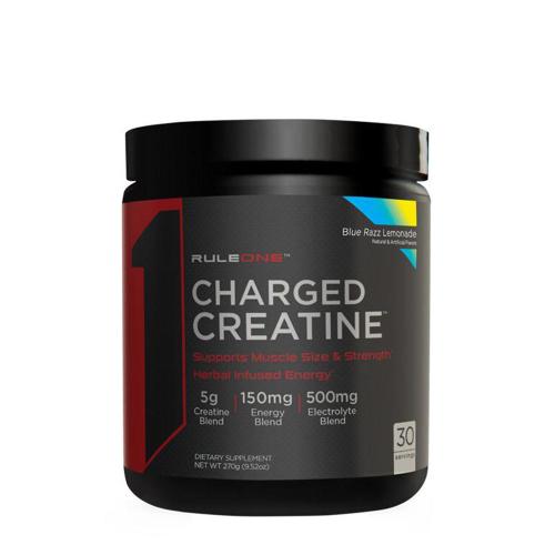 Rule1 Charged Creatin  (270 g, Limonata Lampone Blu)