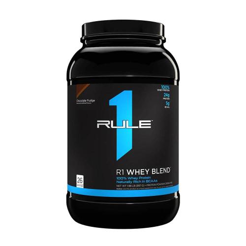 Rule1 Whey Blend  (897 g, Fudge al Cioccolato)