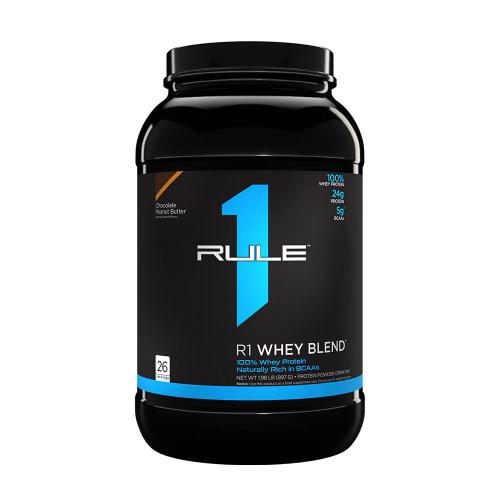 Rule1 Whey Blend  (897 g, Burro di Arachidi al Cioccolato)