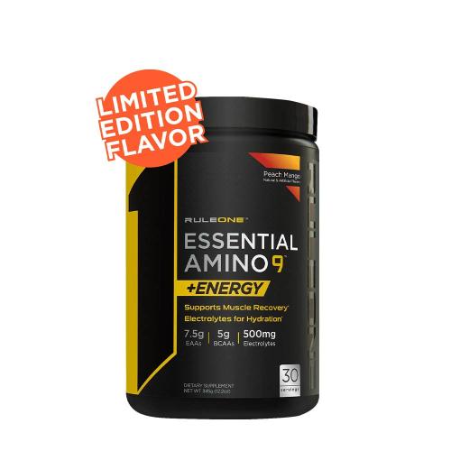 Rule1 Essential Amino 9 +Energy (345 g, Pesca Mango)