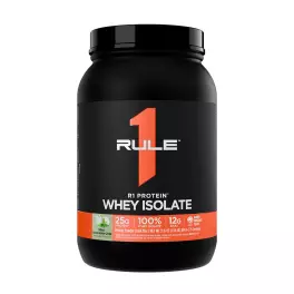   Rule1 R1 Protein Whey Isolate (896 g, Menta con scaglie di cioccolato)