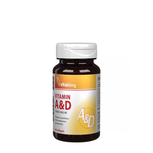Vitaking Vitamin A&D 10,000/1,000 IU (60 Capsule morbida)