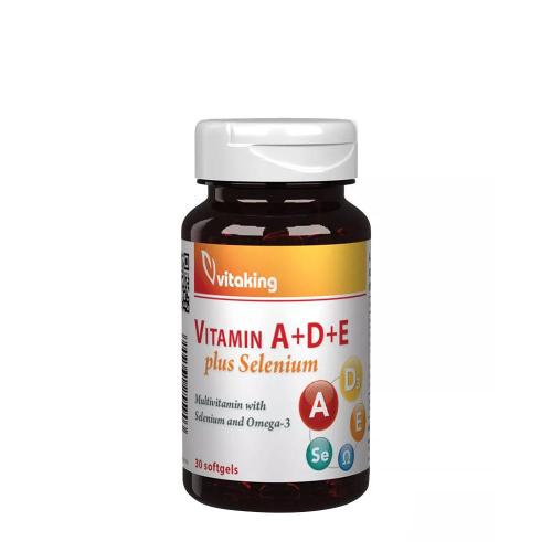Vitaking Vitamin A+D+E plus Selenium (30 Capsule morbida)