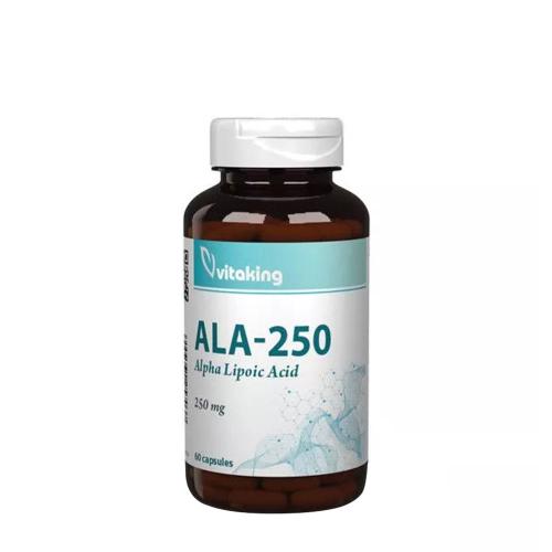 Vitaking ALA-250 Alpha Lipoic Acid 250 mg (60 Capsule)