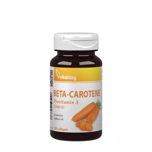 Vitaking Beta-Carotine Provitamin-A – 25,000 IU (100 Capsule morbida)